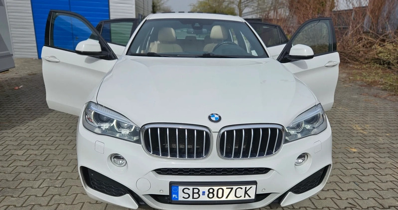 BMW X6 cena 163000 przebieg: 169000, rok produkcji 2016 z Biała małe 631